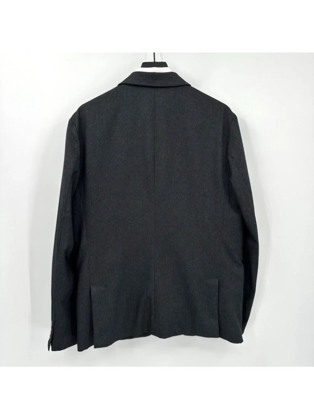 BLUFFWORKS GRAMERCY TRAVEL BLAZER slim fit jacket sport coat 46R metro gray knit